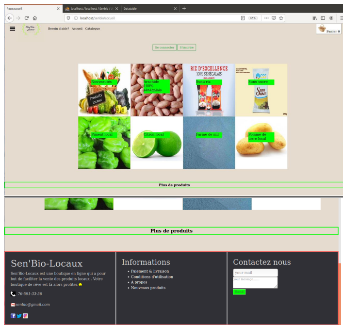 site de vente des produits locaux
